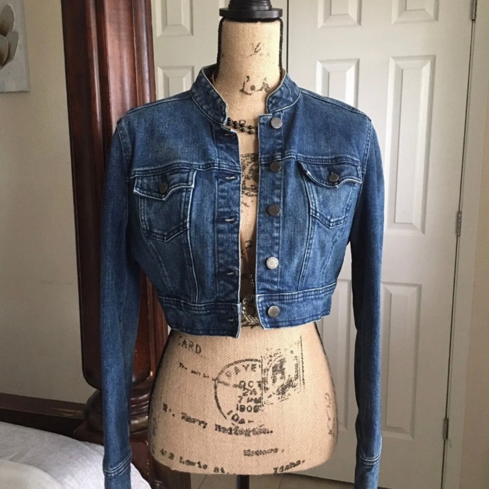 Cropped Denim Jacket